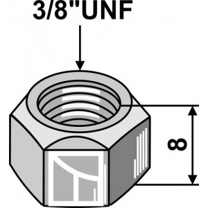 Гайки DIN934 - 8. 8 - GEOMET