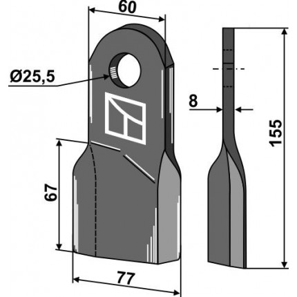 Било, левый