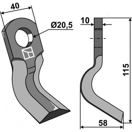 Y-образный нож