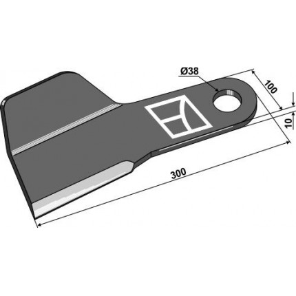 Нож - правый