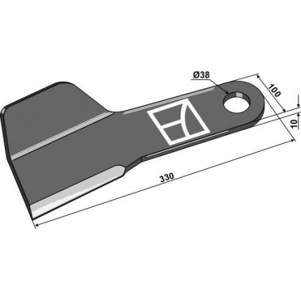 Нож - правый