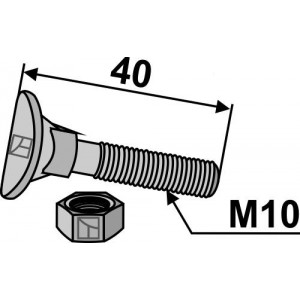 Болт М10х40