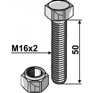 Болт M16 x 50