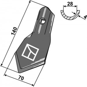 Стандартная лапа К46