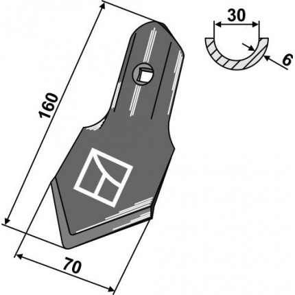 Стандартная лапа К46-6