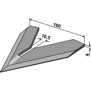 Лапа 160мм