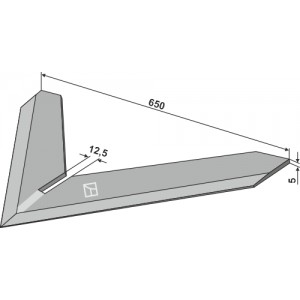 Лапа 650 мм