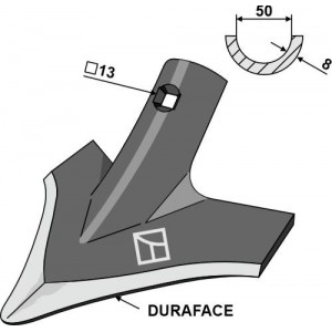 Стрельчатая лапа 240мм - DURAFACE