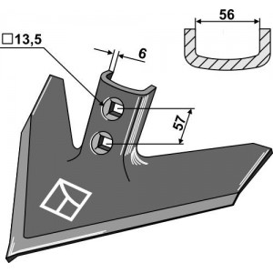 Лапа 250х6 мм