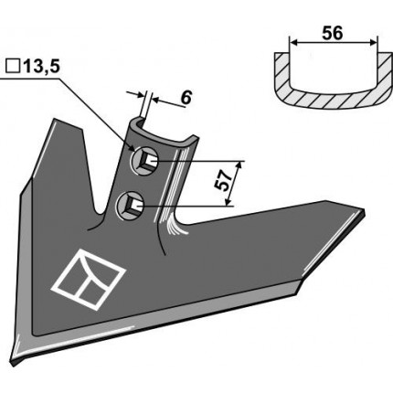 Лапа 305х6мм