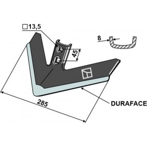 Лапа cтрельчатая 285мм - DURAFACE