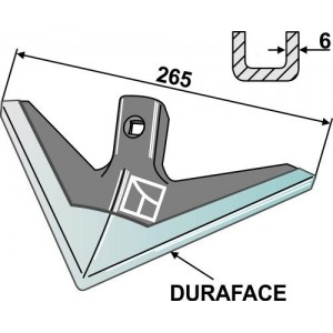 Лапа стрельчатая 265мм-DURAFACE