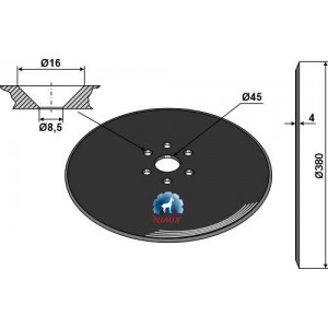 Высевающий диск Ø380x4