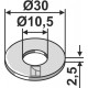 Шайба Ø30x2,5xØ10,5