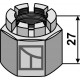 Корончатая гайка М24x2