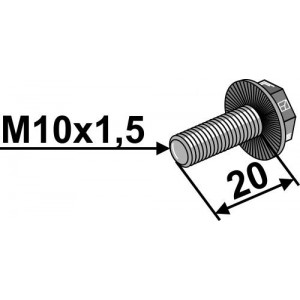 Болт M10x1,5