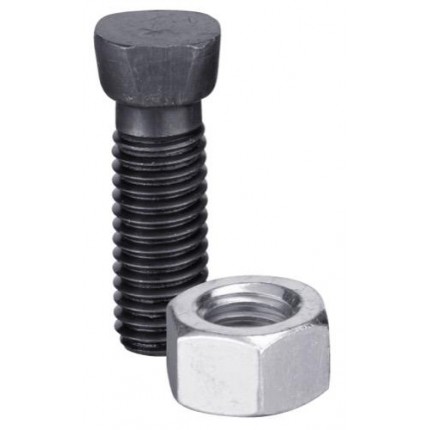 Болт для плуга M12 x 1,75 x 30 с шестигранной гайкой