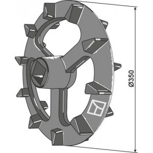 Глыбодробительное колесо - Ø350мм
