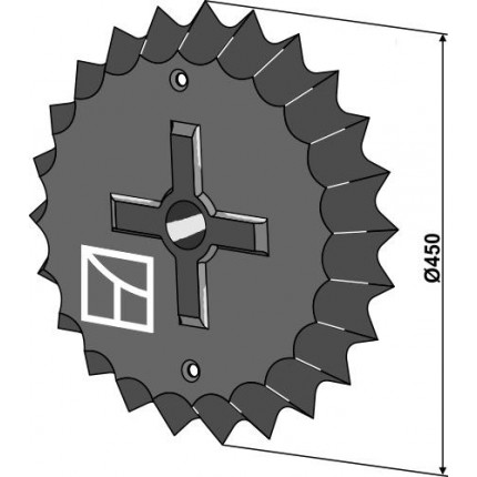 Кольцо зубчатого вала - Ø450мм
