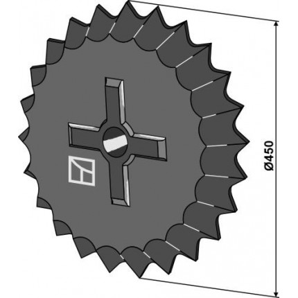 Кольцо зубчатого вала - Ø450мм