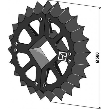 Кольцо зубчатого вала - Ø560мм