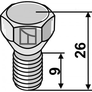 Болт M12x1,5