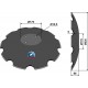 Зубчатый диск с плоским гнездом - Ø620