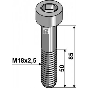 Болт с внутр. шестигранником - M18x2,5 - 10.9