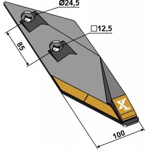 Долото B2SHR правое