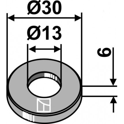 Шайба DIN 7349