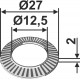 Блокирующая шайба Ø27x2xØ12,5