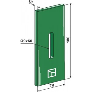 Greenflex пластмассовый чистик для полевых катков