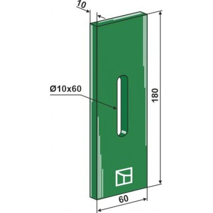 Greenflex пластмассовый чистик для полевых катков
