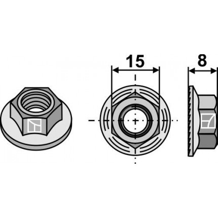 Гайка - M10x1,5