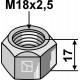 Самостопорная гайка M18x2,5