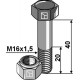 Болт с гайкой - M16x1,5 - 12.9