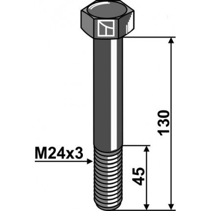 Болт М24х3х130 - 10,9