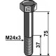 Болт М24х75