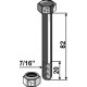 Болт со стопорной гайкой - 7/16''UNF
