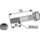 Болт со стопорной гайкой - M16 x 2 - 10.9