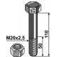 Болт со стопорной гайкой - M20 x 2,5 - 10.9