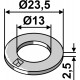 Шайба Ø23,5x2,5xØ13