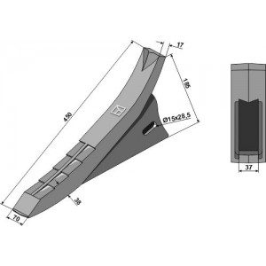 Наконечник лапы