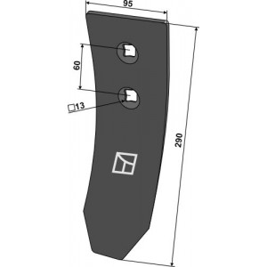 Дефлектор 290мм
