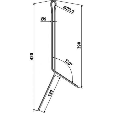 Загортачи Ø9мм