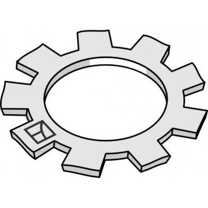 Зубчатая шайба DIN6797 M12