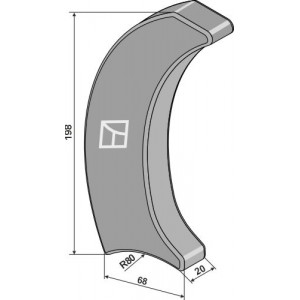 Приварной зуб