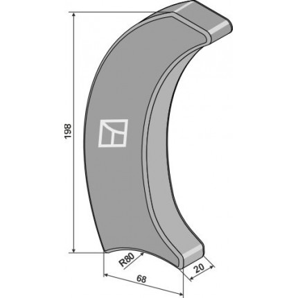 Приварной зуб