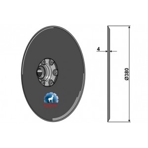 Высевающий диск Ø380x4 - комплект