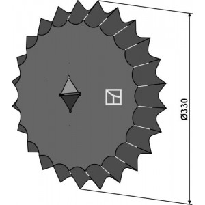 Кольцо зубчатого вала - Ø330мм